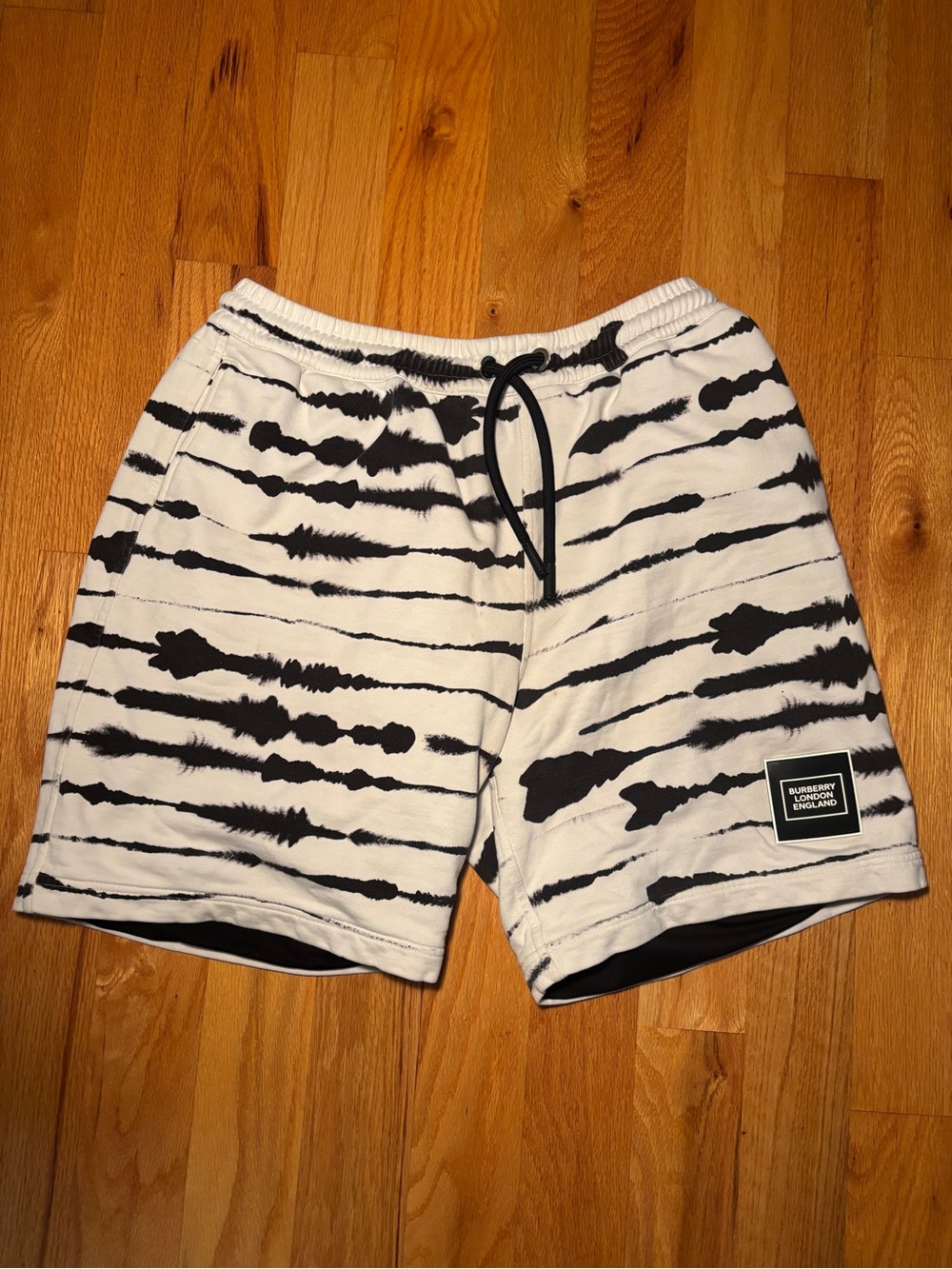 Burberry Runway Logo Shorts, Like New